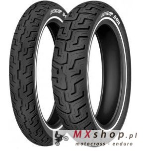 Opona Dunlop 150/80B16 D401 71H TL TYŁ MWW (średni biały pas) Harley-Davidson DOT 2022