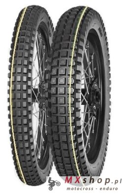 Opona Mitas 80/100-21 (2.75-21) Enduro Hybrid Super (żółty pasek) 51P TL/TT M+S PRZÓD DOT 2024