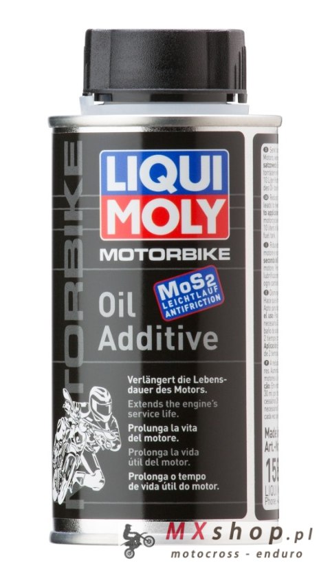 Liqui Moly Motorbike Oil - Additive - dodatek do oleju z dodatkiem dwusiarczku molibdenu (MoS₂) 0,125L