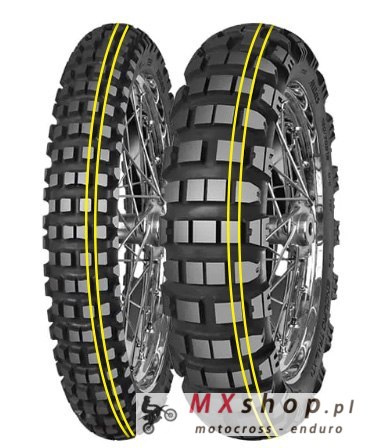 Opona Mitas 170/60B17 Enduro Trail XT+ Dakar (podwójny żółty pasek) 72T TL/TT M+S TYŁ DOT 2024