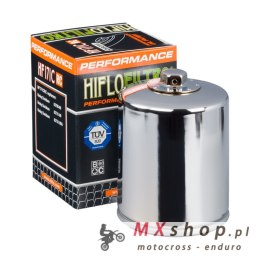 Hiflofiltro HF171CRC Filtr Oleju - HARLEY-DAVIDSON / BUELL NAKRĘTKA 17MM (RACING CHROMOWANY)