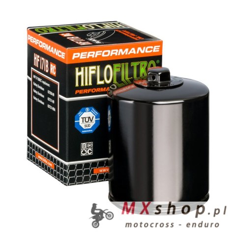 Hiflofiltro HF171BRC Filtr Oleju - HARLEY-DAVIDSON / BUELL NAKRĘTKA 17MM (RACING CZARNY)