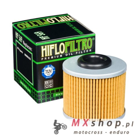 Hiflofiltro HF569 Filtr Oleju - MV AUGUSTA (OEM 8000B5425)