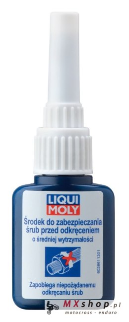 LIQUI MOLY ŚRODEK DO ZABEZPIECZANIA GWINTÓW PRZED ODKRĘCANIEM (KLEJ DO ŚRUB) NIEBIESKI ŚREDNI 0,01L (20)