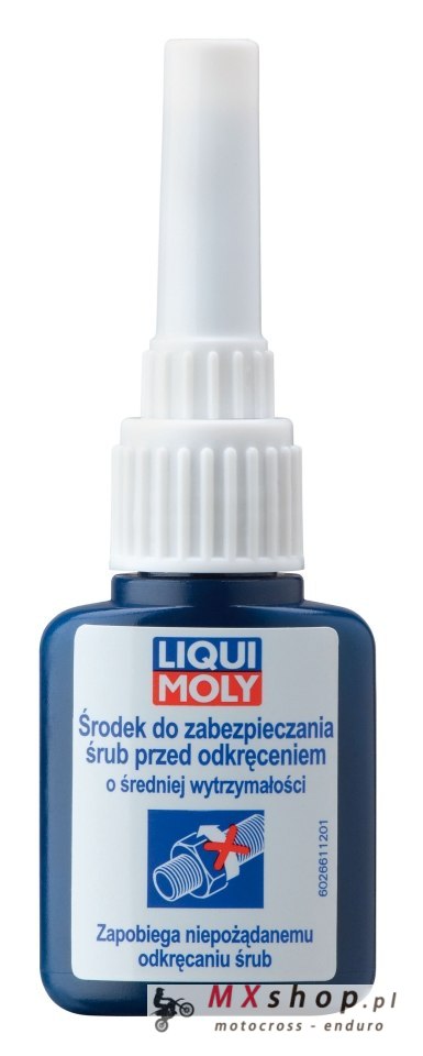 Liqui Moly Schraubensicherung Mittel Fest - środek do zabezpieczania gwintów przed odkręcaniem o średniej wytrzymałości 0,01L