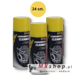 MANNOL CARBURETOR CLEANER SPRAY DO CZYSZCZENIA GAŹNIKA 600 ML (9770) (24) KARTON 24 SZTUKI (PAKIET)