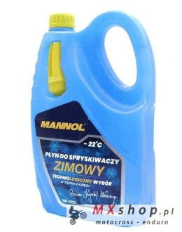 MANNOL ZIMOWY PŁYN DO SPRYSKIWACZY DO - 22 STOPNI 4L (ETYLOWY) (MN7000)