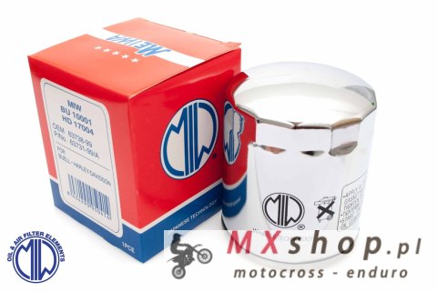 MIW Meiwa BU10001 Filtr Oleju - HARLEY-DAVIDSON, CHROMOWANY/BUELL (HF171C)