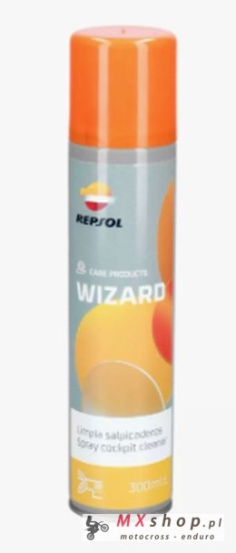 REPSOL WIZARD LIMPIA SALPICADEROS ŚRODEK DO PIELĘGNACJI PLASTIKÓW ORAZ OWIEWEK 300ML