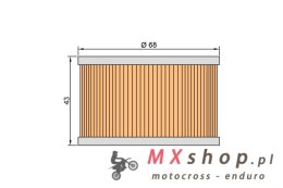 TWIN AIR FILTR OLEJU HF 111 HONDA CX 500/ TRX 400-680 (50)