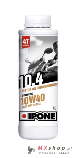 IPONE 10.4 10W40 OLEJ SILNIKOWY SEMISYNTETYK 1L (MA2) (AKC) (15)