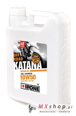 IPONE KATANA OFF ROAD 10W50 OLEJ SILNIKOWY 100% SYNTETYK 4L (ESTER, MA2) (AKC) (6)