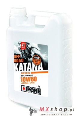 IPONE KATANA OFF ROAD 10W60 OLEJ SILNIKOWY 100% SYNTETYK 4L (ESTER, MA2) (IP1109) (AKC) (6)