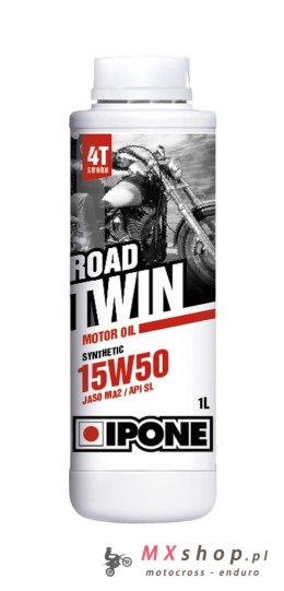 IPONE ROAD TWIN 15W50 SEMISYNTETYK 1L MA2 (AKC) (15) WYPRZEDAŻ