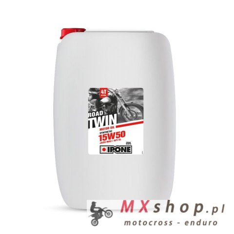 IPONE ROAD TWIN 15W50 SEMISYNTETYK 22L (BECZKA) (MA2) (AKC)