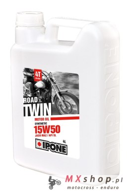 IPONE ROAD TWIN 15W50 SEMISYNTETYK 4L MA2 (AKC) (6) WYPRZEDAŻ