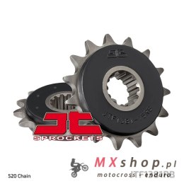 JT ZĘBATKA PRZEDNIA 2042 15 Z GUMĄ HONDA CB 500F/X '13-'15, CBR 500R '13-'16 (204215JTRB) (JTF1373.15RB) (ŁAŃC. 520)
