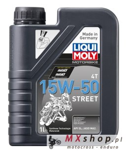 LIQUI MOLY OLEJ SILNIKOWY MOTORBIKE 4T 15W50 STREET 1L (6)