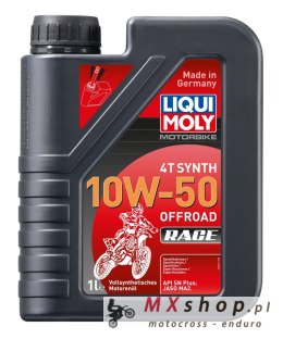 LIQUI MOLY OLEJ SILNIKOWY MOTORBIKE 4T SYNTETYCZNY 10W50 OFFROAD RACE 1L (6)