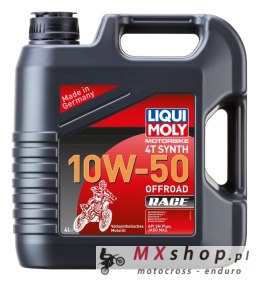 LIQUI MOLY OLEJ SILNIKOWY MOTORBIKE 4T SYNTETYCZNY 10W50 OFFROAD RACE 4L (4)