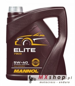 MANNOL OLEJ SILNIKOWY 4T ELITE 5W40 4L (API SN/CH-4, JASO MA2) SEMISYNTETYK (7903) (4)