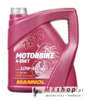 MANNOL OLEJ SILNIKOWY 4T MOTORBIKE 10W40 4L ESTER + MA2 SYNTETYK (7812) (API SN)