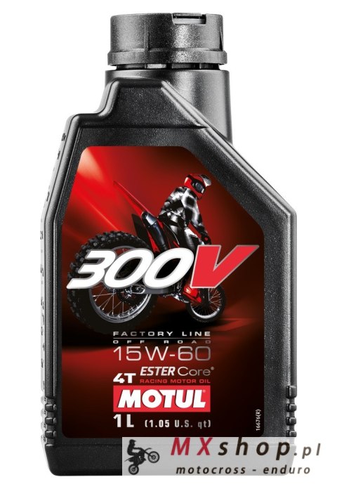 MOTUL OLEJ SILNIK 300V 4T FL OFF ROAD 15W60 1L (SYNTETYCZNY) MOTUL OLEJ SILNIK 300V 4T FL OFF ROAD 15W60 1L (SYNTETYCZNY)