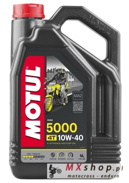 MOTUL OLEJ SILNIK 5000 4T HC-TECH 10W40 4L (NA ZAMÓWIENIE)
