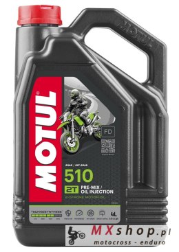 MOTUL OLEJ SILNIK 510 2T 4L (PÓŁSYNTETYCZNY)