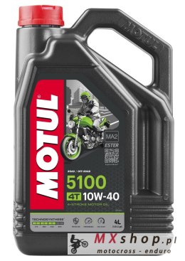 MOTUL OLEJ SILNIK 5100 4T ESTER 10W40 4L