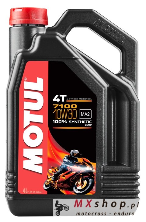 MOTUL OLEJ SILNIK 7100 4T 10W30 4L (SYNTETYCZNY) MOTUL OLEJ SILNIK 7100 4T 10W30 4L (SYNTETYCZNY)