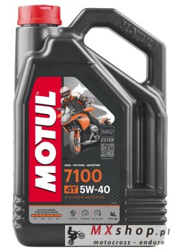 MOTUL OLEJ SILNIK 7100 4T 5W40 4L (SYNTETYCZNY)