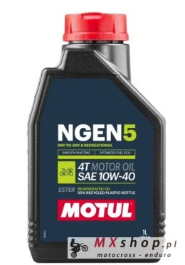 MOTUL OLEJ SILNIK NGEN 5 10W40 4T 1L PÓŁSYNTETYK