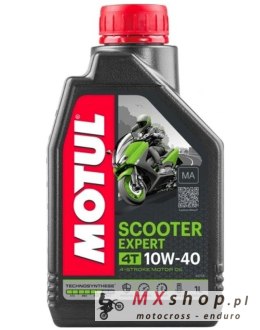 MOTUL OLEJ SILNIK SCOOTER EXPERT 4T MA 10W40 1L (PÓŁSYNTETYCZNY)
