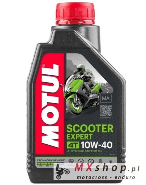 MOTUL OLEJ SILNIK SCOOTER EXPERT 4T MA 10W40 1L (PÓŁSYNTETYCZNY) MOTUL OLEJ SILNIK SCOOTER EXPERT 4T MA 10W40 1L (PÓŁSYNTETYCZNY)