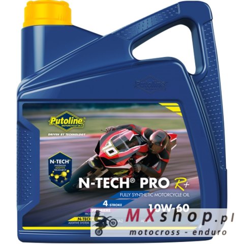 PUTOLINE OLEJ SILNIKOWY 4T 100% SYNTETYK N-TECH® PRO R+ 10W60 4L (AKC) PUTOLINE OLEJ SILNIKOWY 4T 100% SYNTETYK N-TECH® PRO R+ 10W60 4L (AKC)
