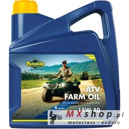 PUTOLINE OLEJ SILNIKOWY 4T ATV FARM OIL 15W40 4L (AKC)