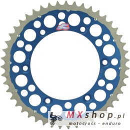 RENTHAL ZĘBATKA TYLNA TWINRING 270 48 (STALOWO-ALUMINIOWA) KOLOR NIEBIESKI YZ/YZF/WR (JTR251,48) (27048)