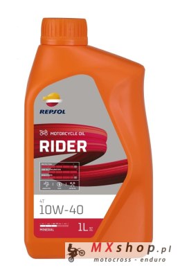 REPSOL OLEJ SILNIKOWY 4T RIDER 10W40 1L MA2 MINERALNY (12) - ZASTĘPUJE RP165N51
