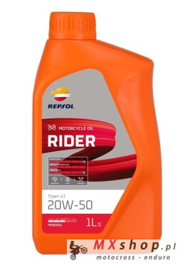 REPSOL OLEJ SILNIKOWY 4T RIDER 20W50 1L MA2 MINERALNY (12) - ZASTĘPUJE RP165Q51