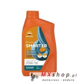 REPSOL OLEJ SILNIKOWY 4T SMARTER CUSTOM V-TWIN 20W50 1L MA2 PÓŁSYNTETYCZNY (12) - ZASTĘPUJE RP185Q51