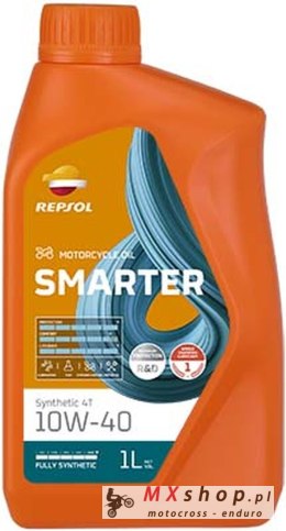 REPSOL OLEJ SILNIKOWY 4T SMARTER SYNTHETIC 10W40 1L MA2 SYNTETYCZNY (12) - ZASTĘPUJE RP163N51