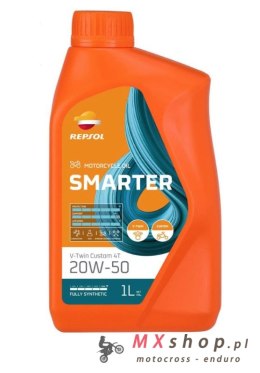 REPSOL OLEJ SILNIKOWY 4T SMARTER V-TWIN 20W50 1L MA2 MINERALNY (12)- ZASTĘPUJE RP168Q51