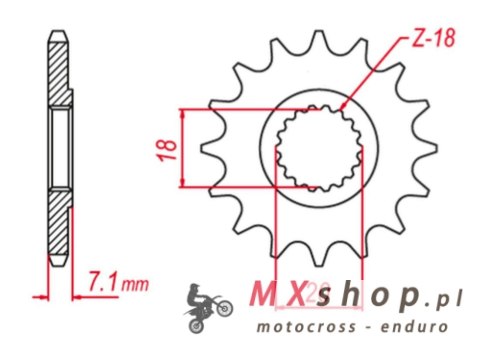 GROSSKOPF PROMOCJA ZĘBATKA PRZEDNIA 432 13 SUZUKI RM 125 '92-'11, RMZ 250 '10-'12 (JTF427.13) GROSSKOPF PROMOCJA ZĘBATKA PRZEDNIA 432 13 SUZUKI RM 125 '92-'11, RMZ 250 '10-'12 (JTF427.13)