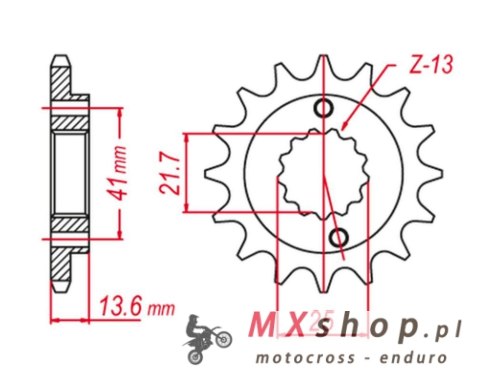 GROSSKOPF WYPRZEDAŻ ZĘBATKA PRZEDNIA 2099 15 HONDA XR 650 R '00-'07 (+1), KAWASAKI ZX-6R '98-'05, ZX-6RR '03-'05 (JTF1307.15) ŁA GROSSKOPF WYPRZEDAŻ ZĘBATKA PRZEDNIA 2099 15 HONDA XR 650 R '00-'07 (+1), KAWASAKI ZX-6R '98-'05, ZX-6RR '03-'05 (JTF1307.15) ŁA