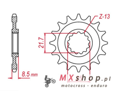 GROSSKOPF WYPRZEDAŻ ZĘBATKA PRZEDNIA 2137 16 KAWASAKI ZX -R '02-'03, Z 1000 '03-'06, ZX-10R '04-'20 (-1), ZX-10RR '17-'19 (-1), GROSSKOPF WYPRZEDAŻ ZĘBATKA PRZEDNIA 2137 16 KAWASAKI ZX -R '02-'03, Z 1000 '03-'06, ZX-10R '04-'20 (-1), ZX-10RR '17-'19 (-1),