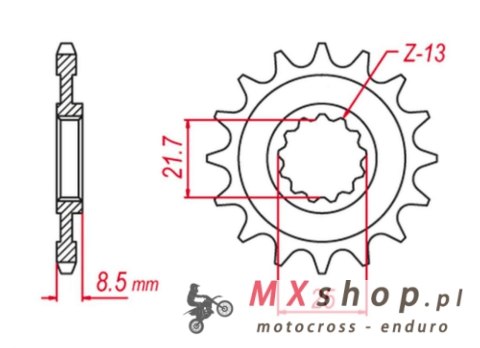 GROSSKOPF WYPRZEDAŻ ZĘBATKA PRZEDNIA 2137 17 KAWASAKI ZX -R '02-'03 (+1), Z 1000 '03-'06 (+1), ZX-10R '04-'20, ZX-10RR '17-'19, GROSSKOPF WYPRZEDAŻ ZĘBATKA PRZEDNIA 2137 17 KAWASAKI ZX -R '02-'03 (+1), Z 1000 '03-'06 (+1), ZX-10R '04-'20, ZX-10RR '17-'19,