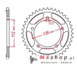 GROSSKOPF WYPRZEDAŻ ZĘBATKA TYLNA 408 42 HONDA CBR 900RR FIREBLADE '92-'95 (JTR302.42)