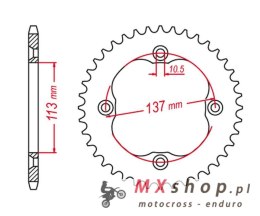 GROSSKOPF WYPRZEDAŻ ZĘBATKA TYLNA 4509 36 SUZUKI LTR 450 '06-'09 (JTR1760.36)