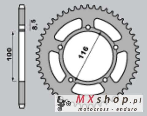 GROSSKOPF WYPRZEDAŻ ZĘBATKA TYLNA ALUMINIOWA KOLOR ZIELONY 464 52 KAWASAKI KX 60 '83-'03, KX 80 '83-'85 ,SUZUKI RM 60 K3 '03 (ŁA GROSSKOPF WYPRZEDAŻ ZĘBATKA TYLNA ALUMINIOWA KOLOR ZIELONY 464 52 KAWASAKI KX 60 '83-'03, KX 80 '83-'85 ,SUZUKI RM 60 K3 '03 (ŁA